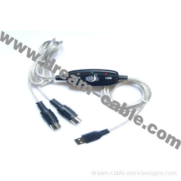 Musical Instrument Accessories MIDI USB Cable